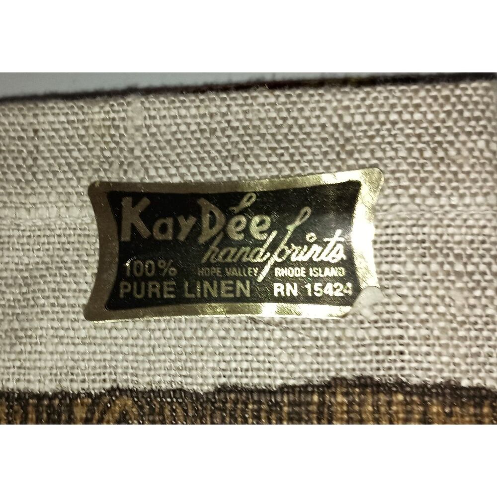 KAY-DEE: Linen Dish Towels - General Store Theme - Hand Printed (Set 2) (New) - Picture 5 of 5
